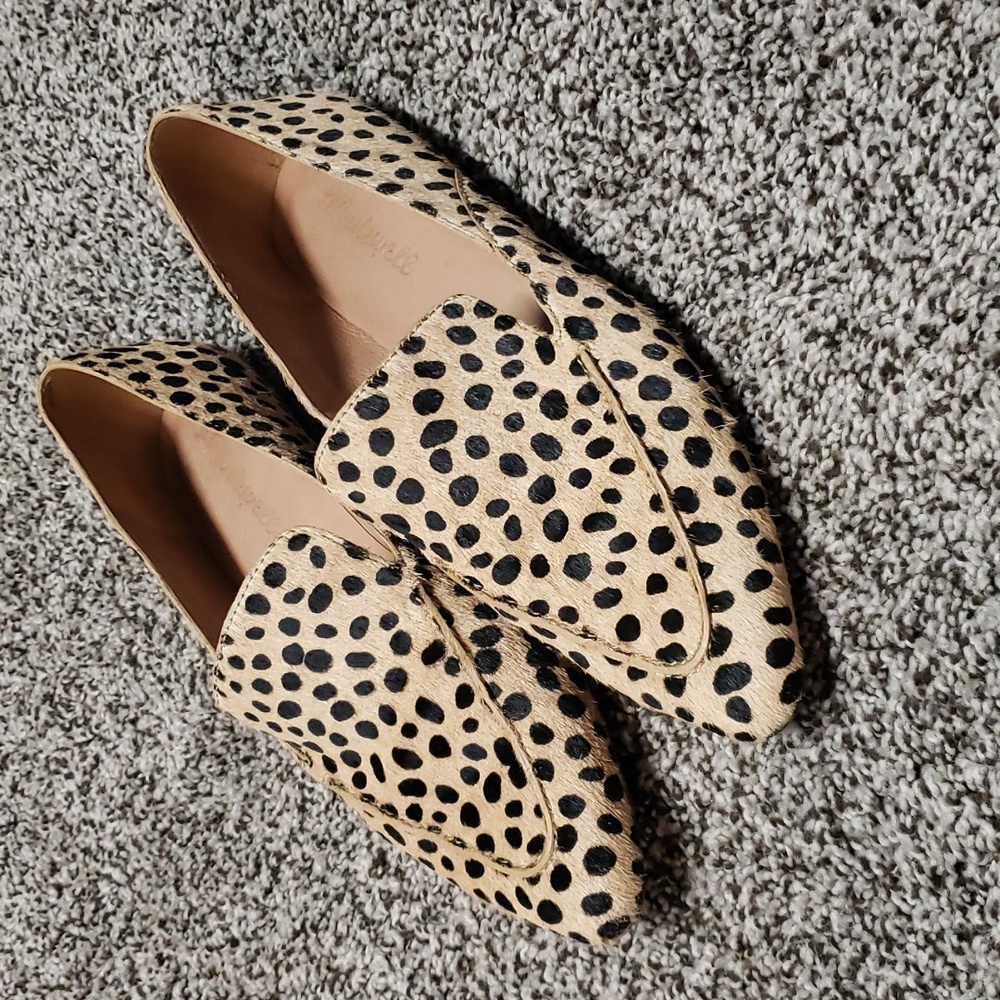Madewell Francis calf hair loafer sz 9